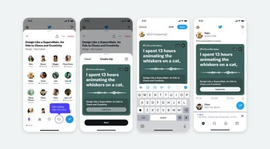 twitter تختبر ميزة إنشاء مقاطع صوتية Spaces لعام 2023 1 twitter تختبر ميزة إنشاء مقاطع صوتية Spaces